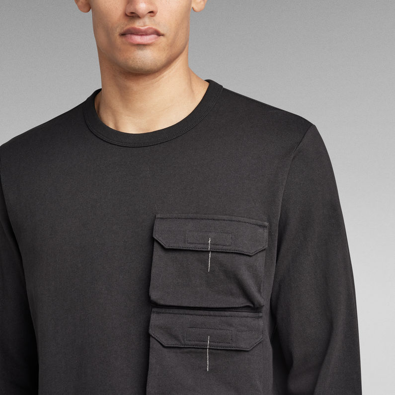 G-Star RAW® Camiseta Pocket Negro