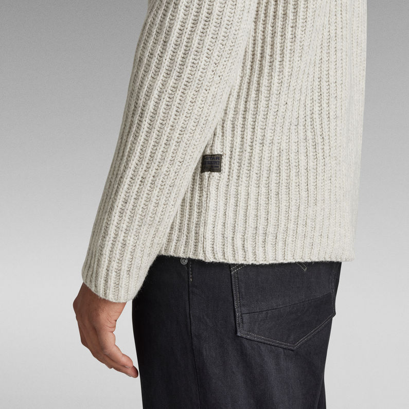 G-Star RAW® Chunky Skipper Knitted Sweater Beige