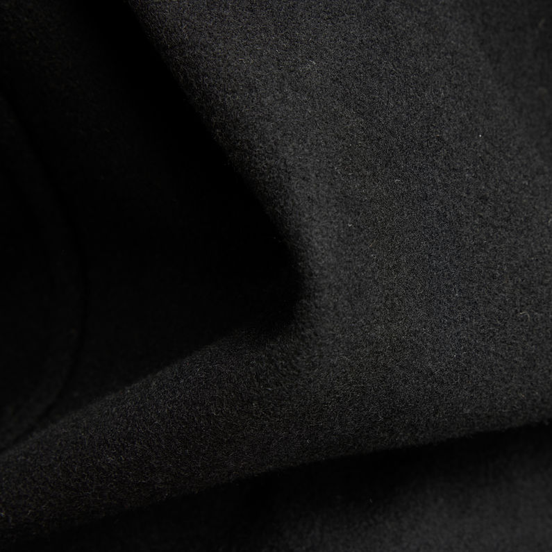 G-Star RAW® Abrigo Unisex Double Breasted Wool Negro