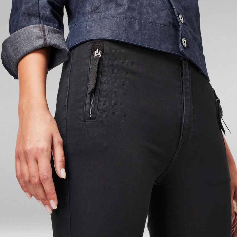 G-STAR® Weld High Slim Chinohose Schwarz