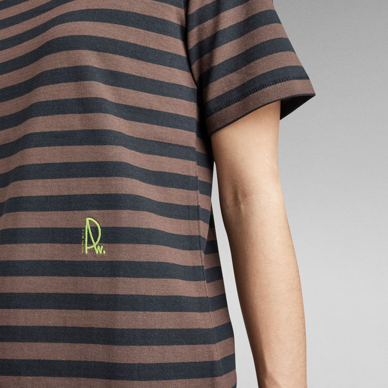 G-STAR® Small RAW Graphic Stripe T-Shirt Mehrfarbig