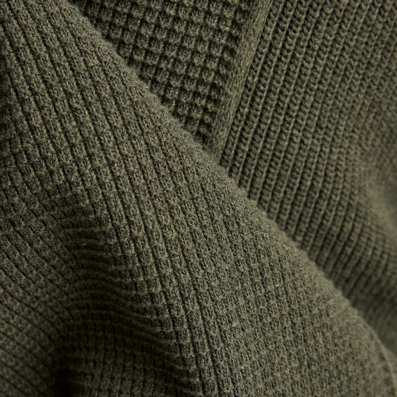 Knitted Sweater Structure | Green | G-Star RAW® NL