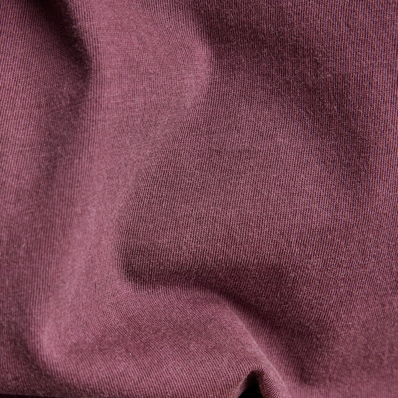 G-STAR® T-Shirt Eyben Slim V-Neck Morado