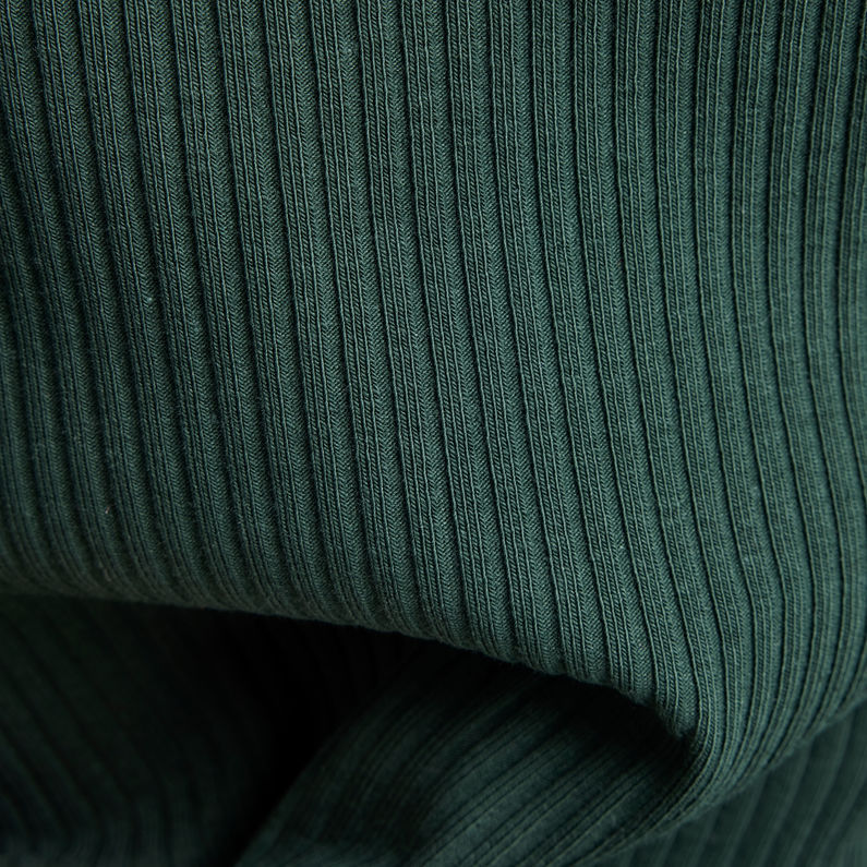 G-STAR® Vestido Rib Slim Verde