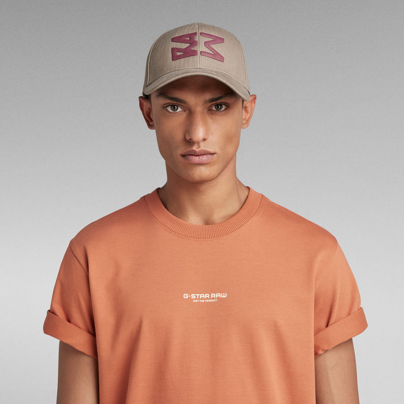 G-STAR® Unisex Center Logo Loose T-Shirt Brown