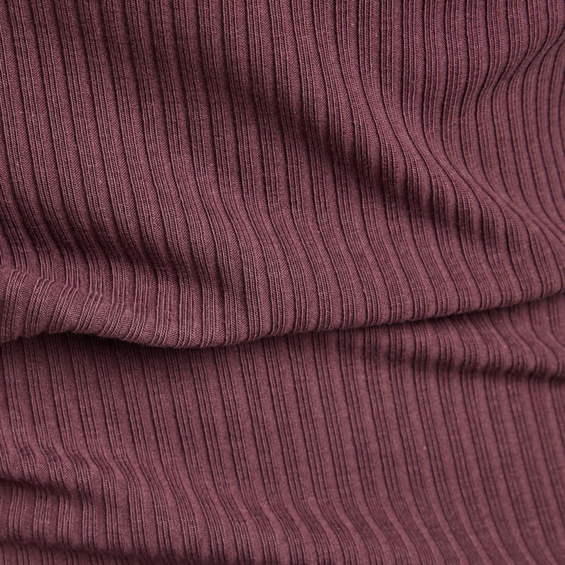 G-STAR® Jurk Rib Slim Paars