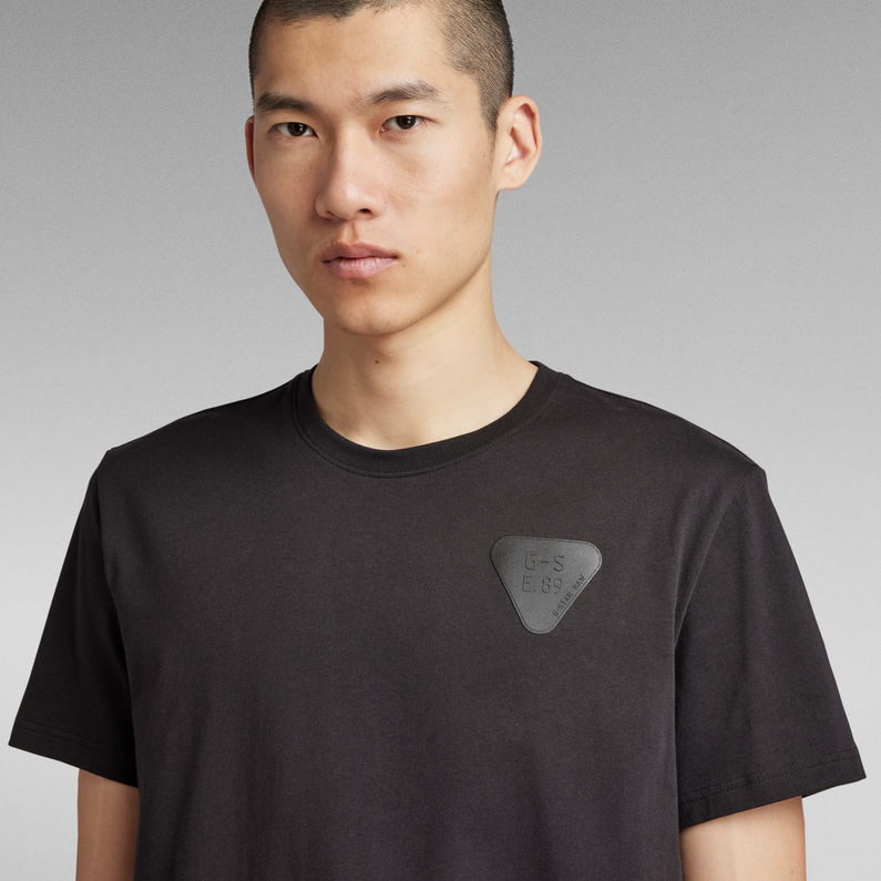 G-Star RAW® T-shirt Shield Chest High Density Noir