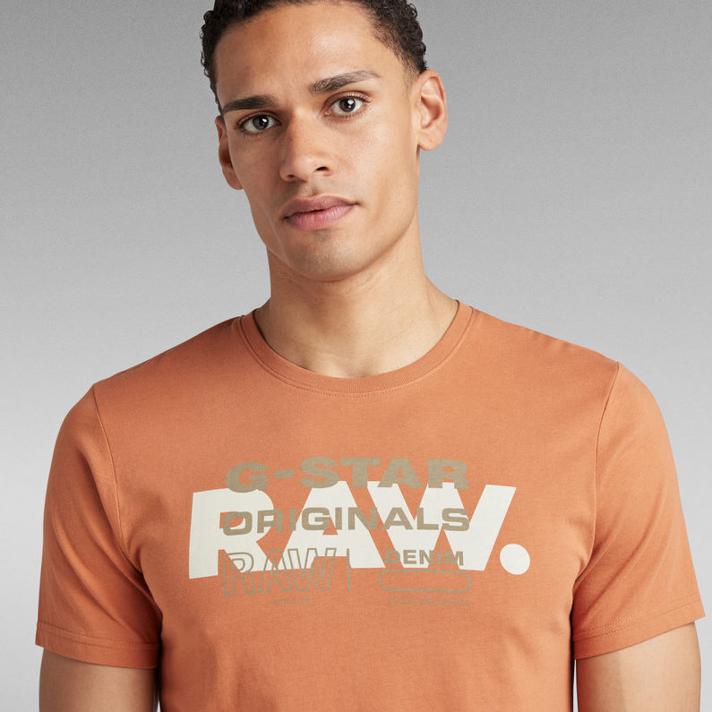 G-STAR® Raw Originals Slim T-Shirt Brown