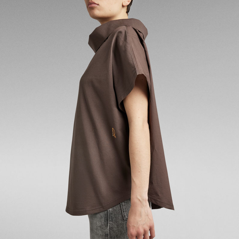 g-star-woven-mix-loose-top-brown