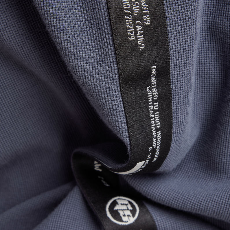 G-STAR® Lightweight Sweatjacke Logo Tape Center Back Zip Mittelblau