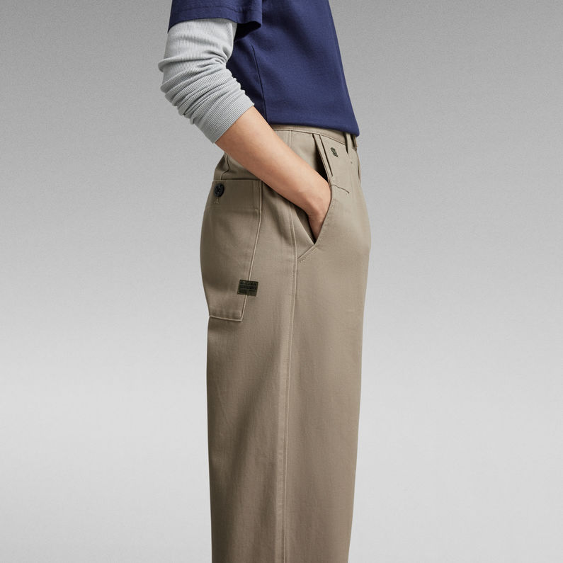 G-STAR® Chino Unisex Relaxed Plissé Beige