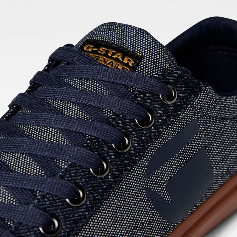 G-Star RAW® Meefic Denim Sneakers Donkerblauw detail