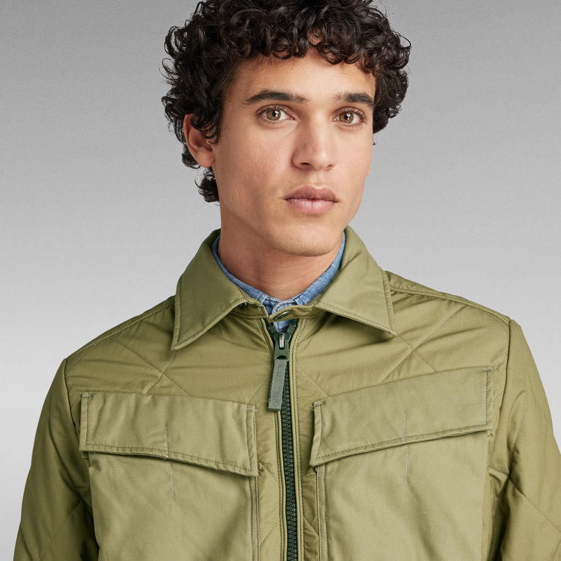 G-STAR® Unisex Waffle Jacket Green