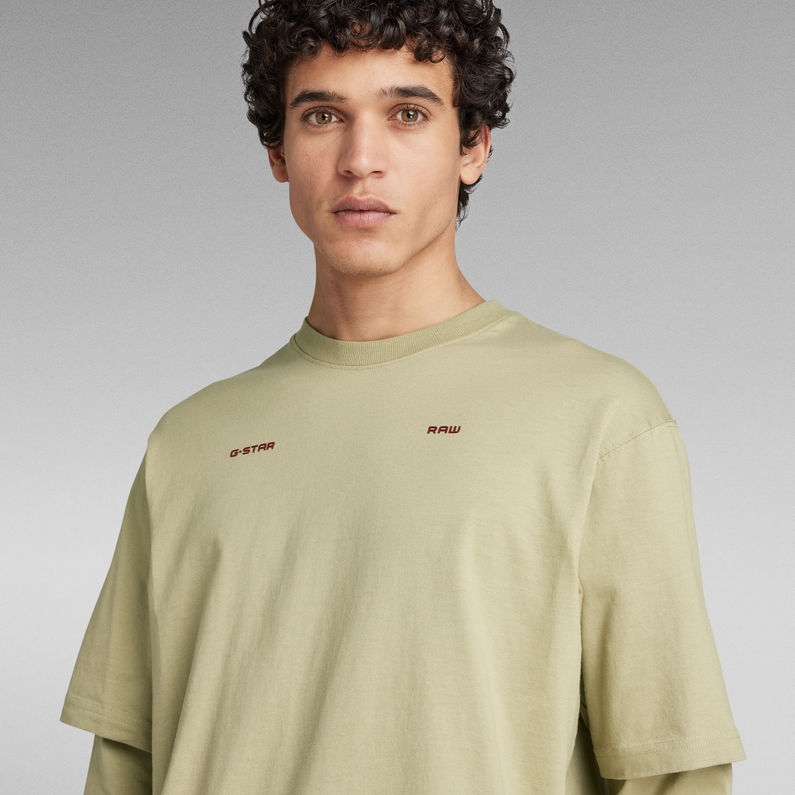G-STAR® Unisex Boxy Double T-Shirt Green