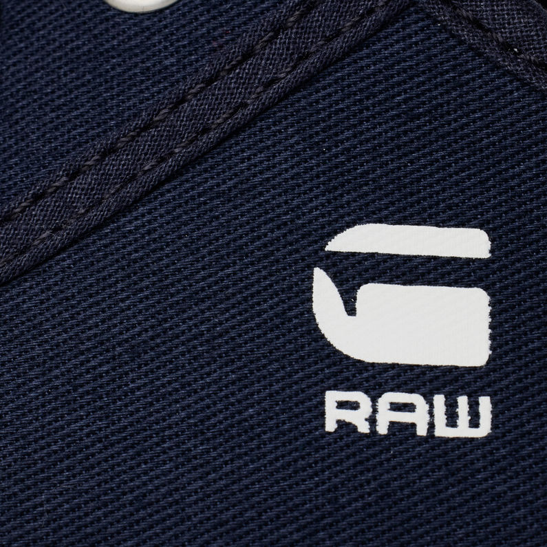 G-Star RAW® Noril Canvas Basic Sneakers Dunkelblau fabric shot
