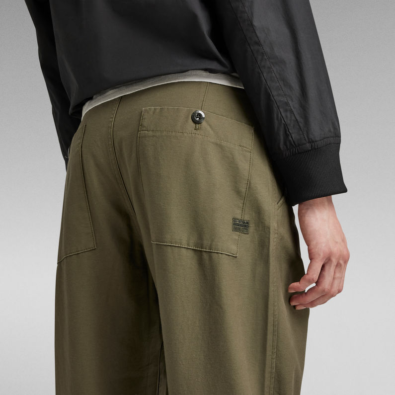 G-Star RAW® Unisex Pleated Relaxed Chino グリーン