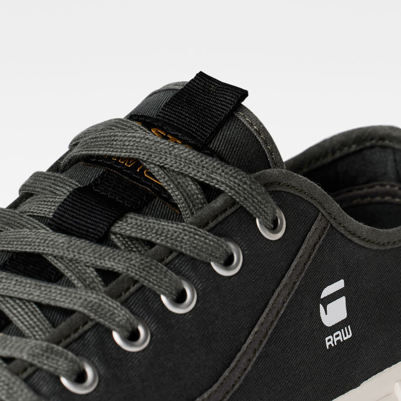 G-STAR® Noril Canvas Basic Sneakers Groen detail