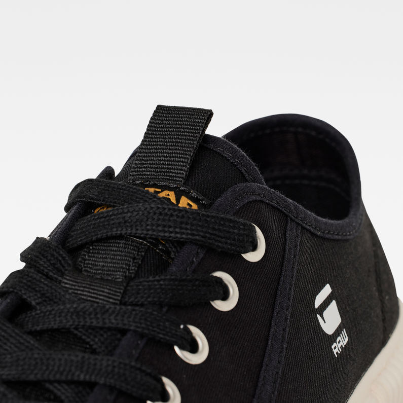 G-Star RAW® Noril Canvas Basic Sneakers Zwart detail