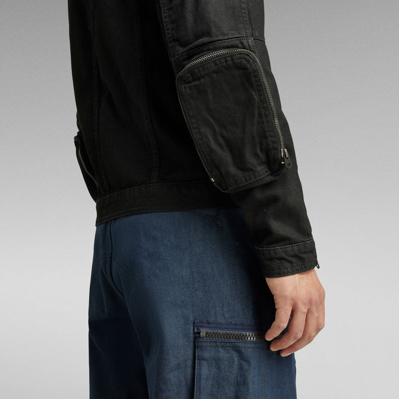 G-STAR® Biker Pencilcase Jacke Schwarz