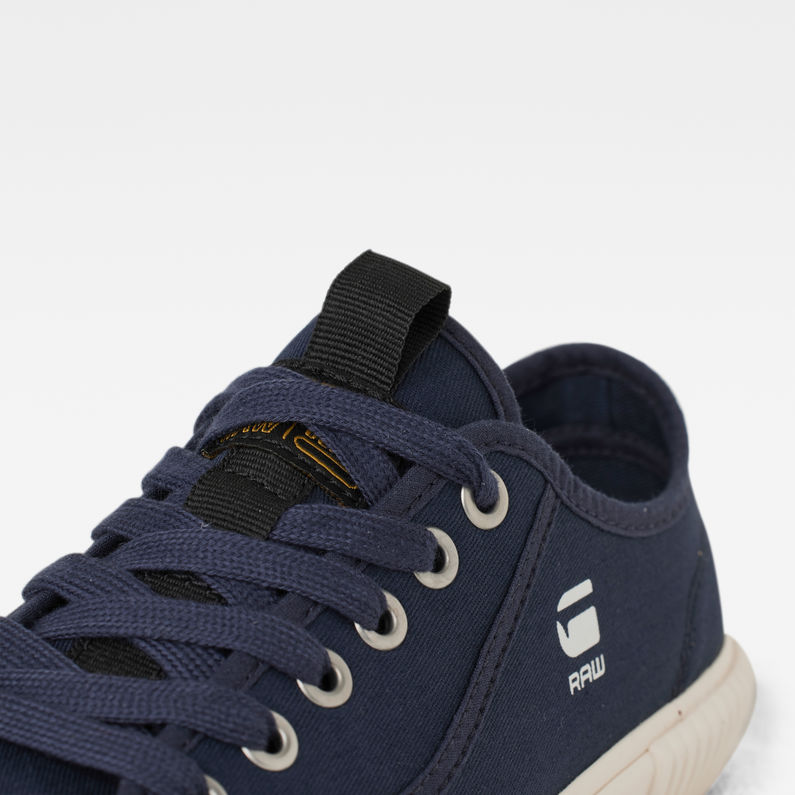 G-STAR® Noril Canvas Basic Sneakers Dunkelblau detail