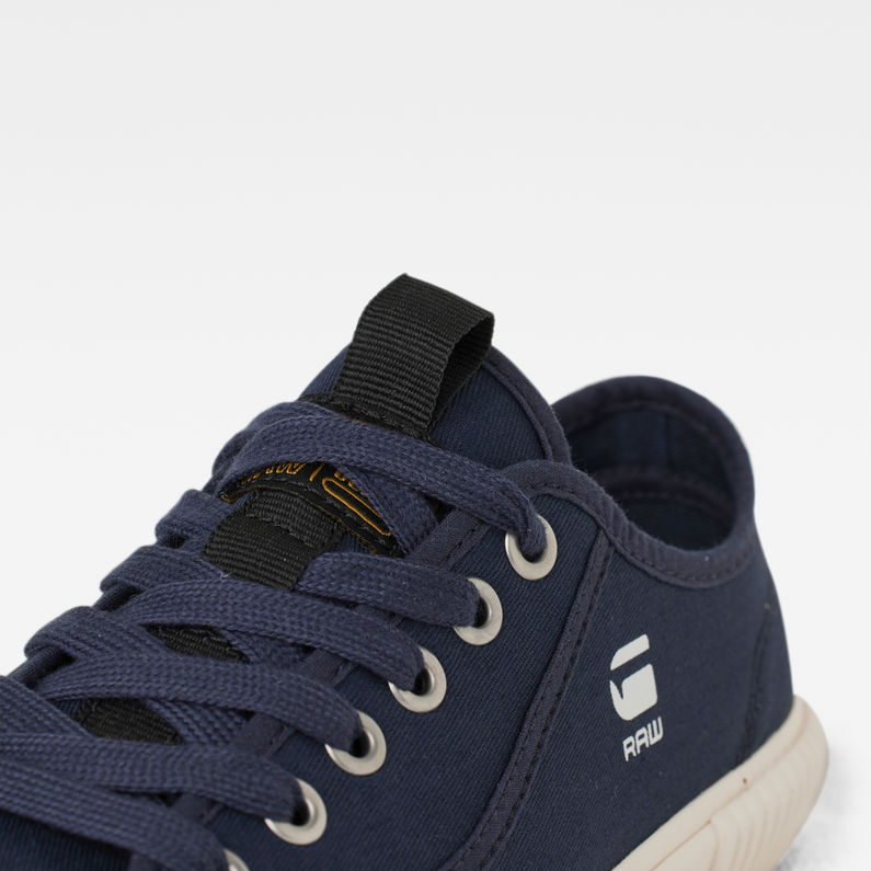 G-Star RAW® Noril Canvas Basic Sneakers Donkerblauw detail