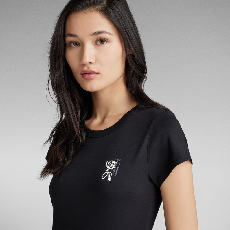 G-STAR® Slim Small Graphic T-Shirt Black