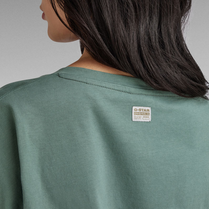 G-STAR® Vestido Loose V-Neck Verde