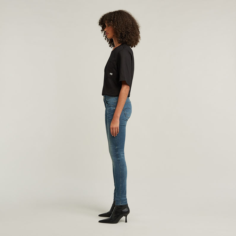 G-Star RAW® Lynn Mid Waist Skinny Jeans Medium blue