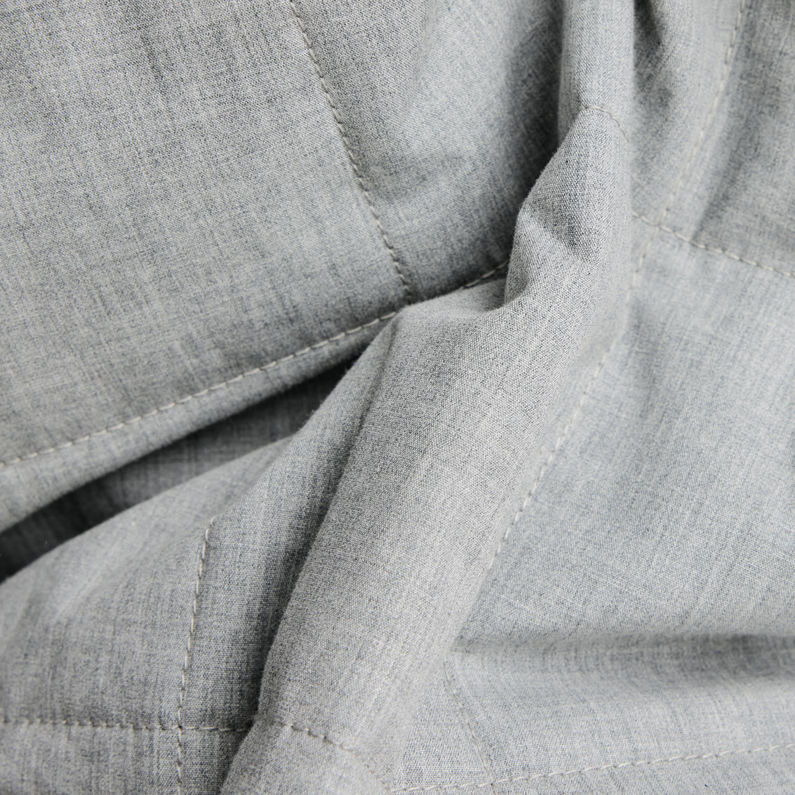 G-STAR® Unisex Postino Quilted Overshirt Grau