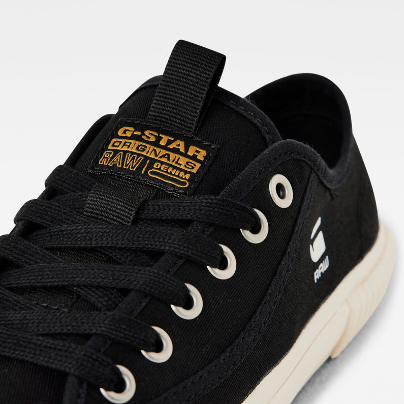 G-STAR® Noril Canvas Basic Sneakers Zwart detail