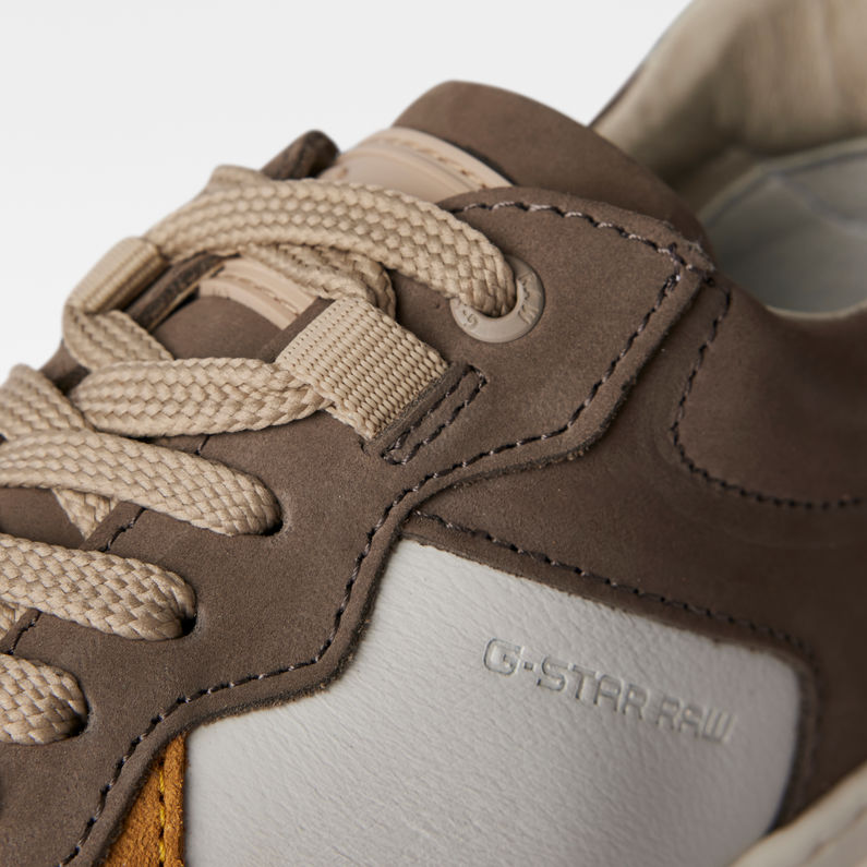 G-Star RAW® Lash Tumbled Leather Blocked Sneakers Meerkleurig detail