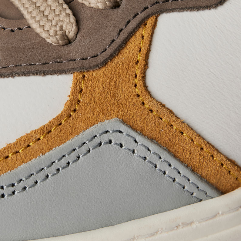G-STAR® Lash Tumbled Leather Blocked Sneakers Multi color fabric shot