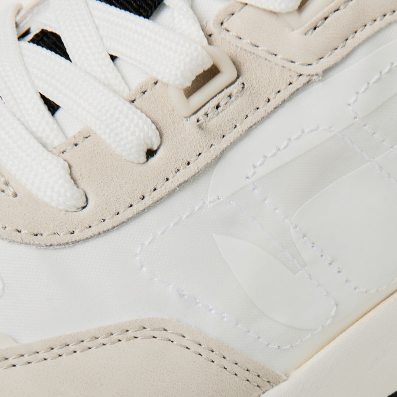 G-STAR® Theq Run Logo Match Sneakers White fabric shot