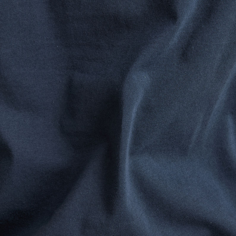 G-STAR® GS RAW Denim Logo T-Shirt Mittelblau