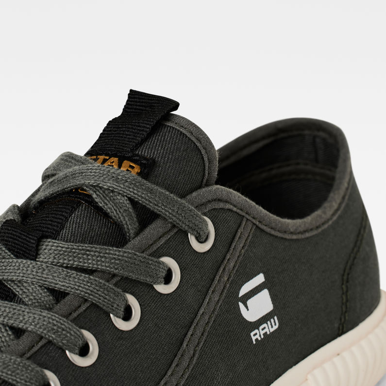 G-Star RAW® Noril Canvas Basic Sneakers Groen detail