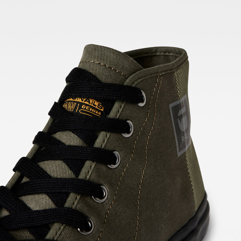 G-Star RAW® Meefic Bo Mid Sneakers Green detail