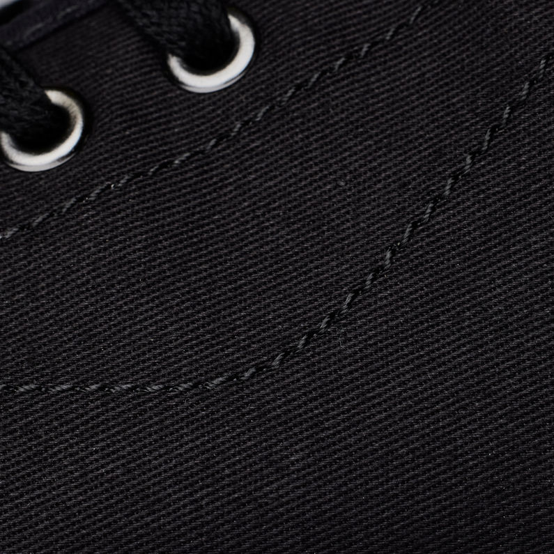 G-Star RAW® Meefic Bo Mid Sneakers Black fabric shot