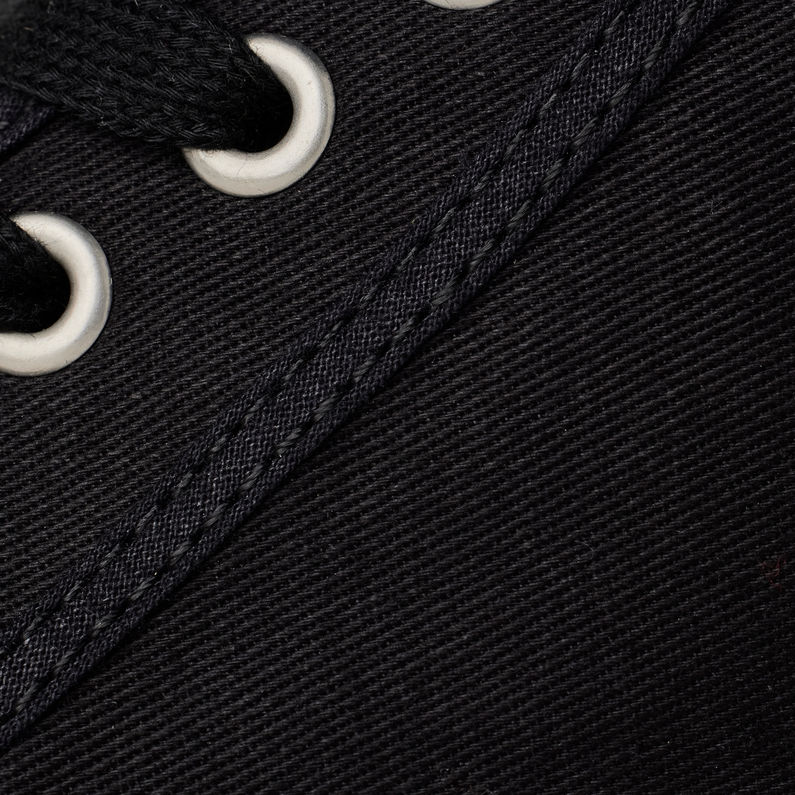 G-Star RAW® Baskets Noril Mid Canvas Logo Noir fabric shot