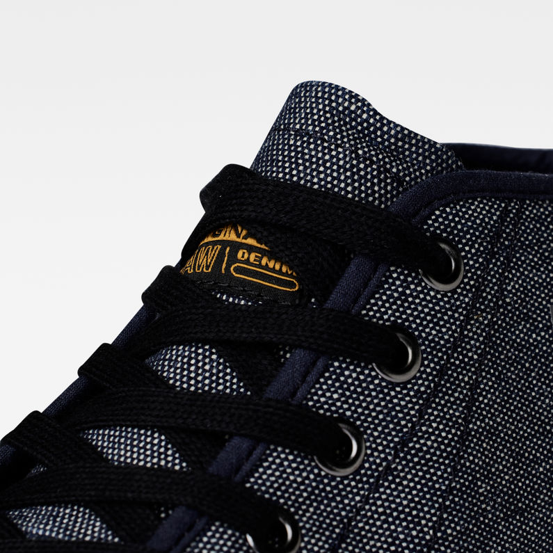 G-STAR® Meefic Mid Denim Sneakers Dark blue detail