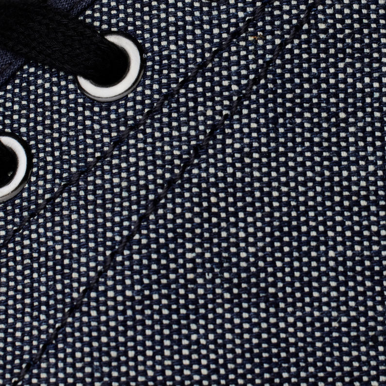 G-Star RAW® Meefic Mid Denim Sneakers Dark blue fabric shot