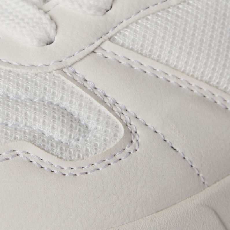 G-STAR® Baskets Theq Run Mesh Blanc fabric shot