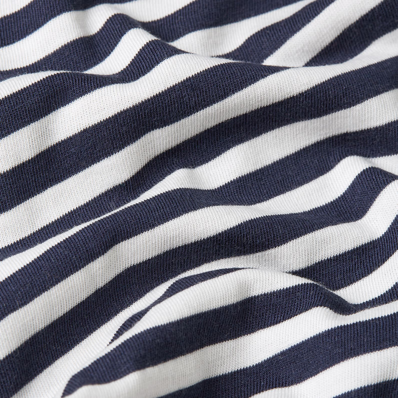 G-Star RAW® Camiseta Eyben Stripe Slim V-Neck Multi color