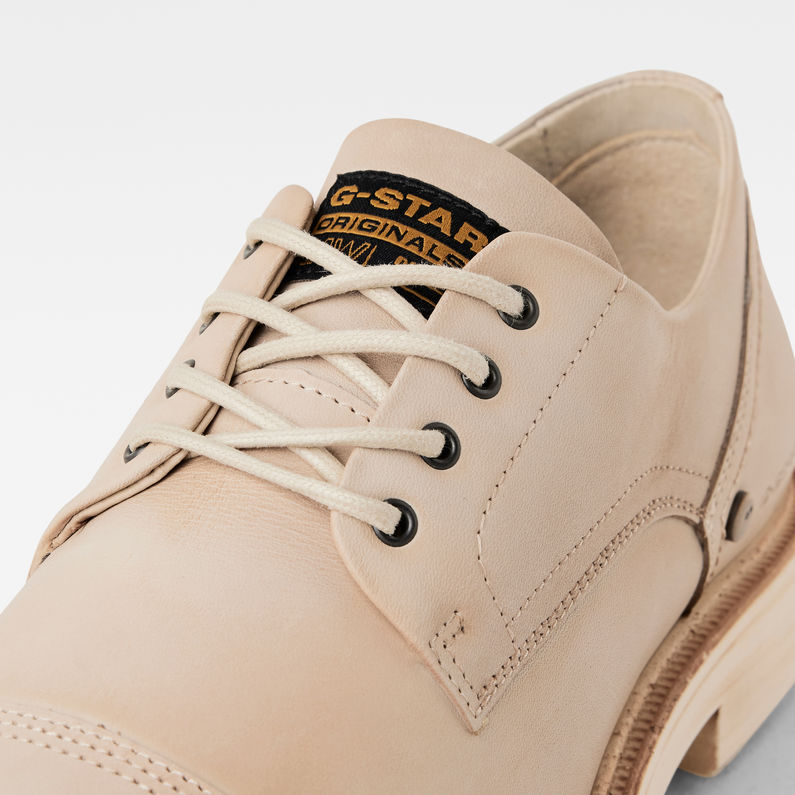 G-STAR® Vacum II Washed Leather Schuhe Beige detail