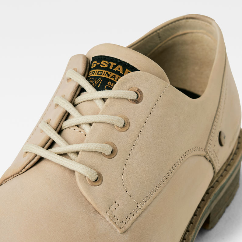G-Star RAW® Chaussures Vacum II Washed Leather Beige detail