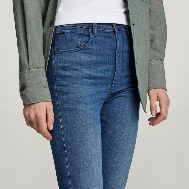 G-Star RAW® Jean Kafey Ultra High Skinny Bleu moyen