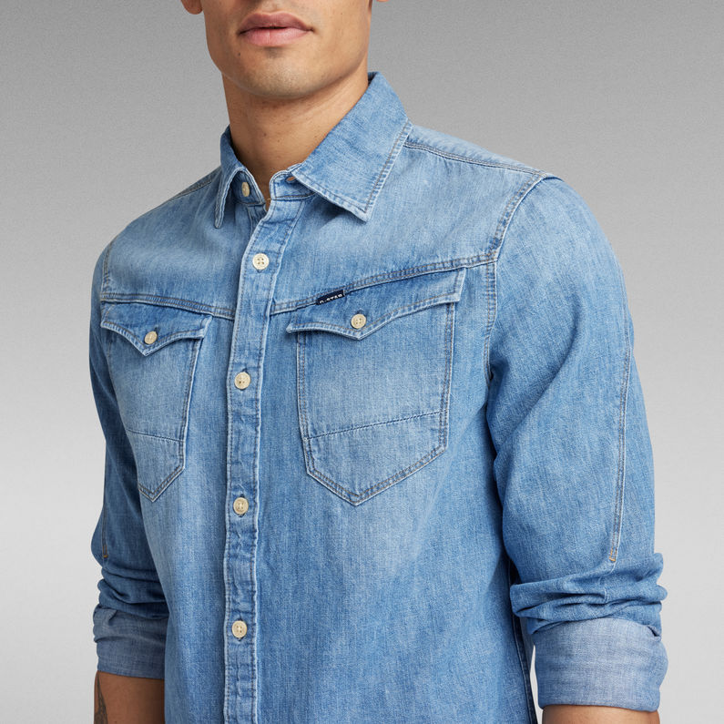 G-STAR® Chemise Arc 3D Slim Bleu moyen