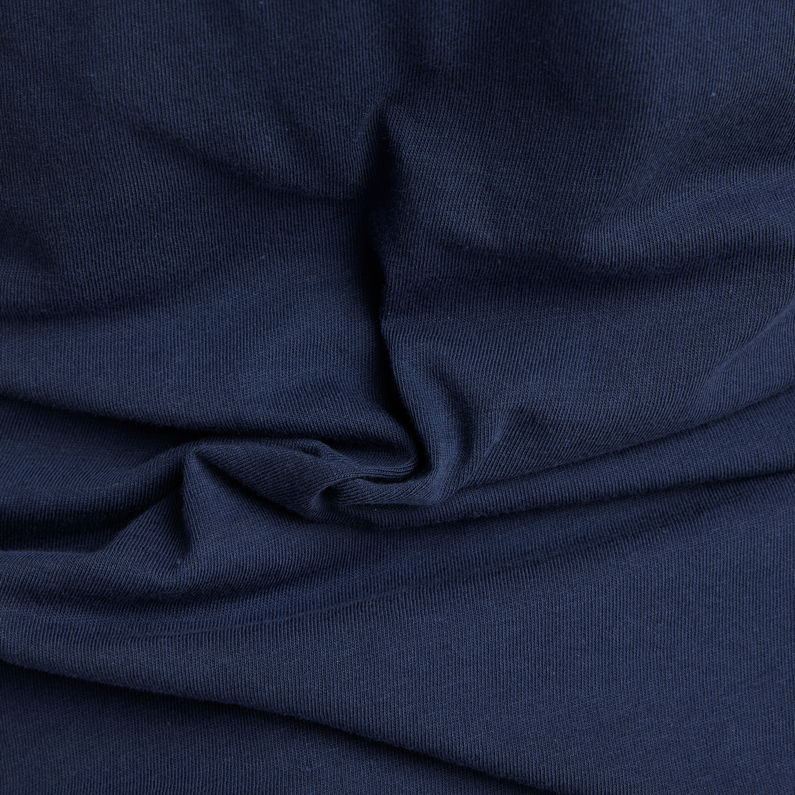 G-Star RAW® Camiseta Eyben Slim V-Neck Azul oscuro