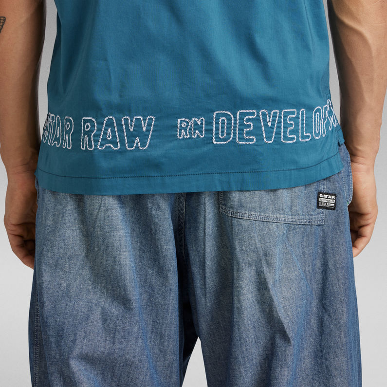 G-Star RAW® Camisa Hawaii Commando Azul intermedio