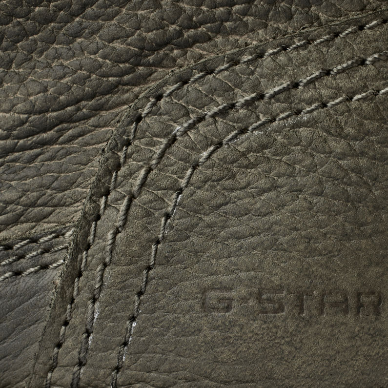 G-Star RAW® Roofer IV Mid Washed Leather Boots グリーン fabric shot