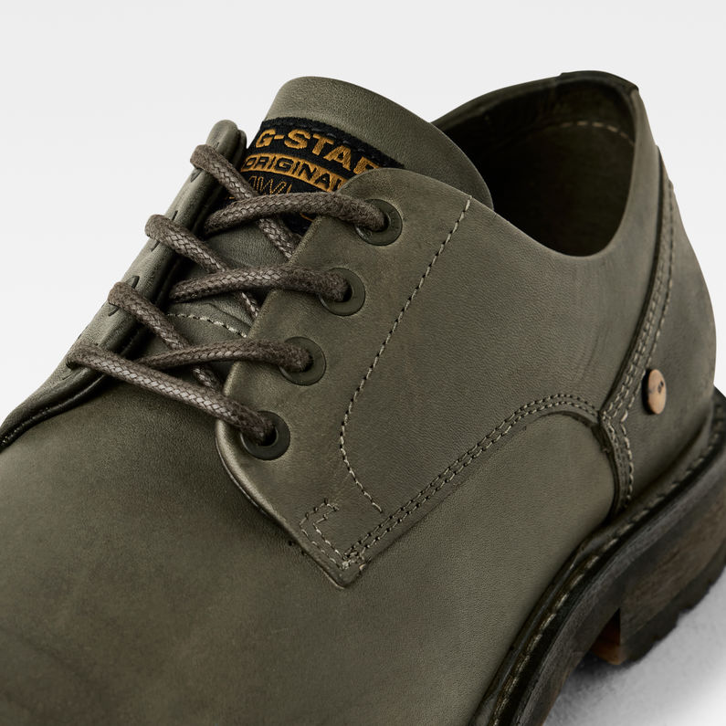 G-STAR® Vacum II Washed Leather Schoenen Lichtblauw detail